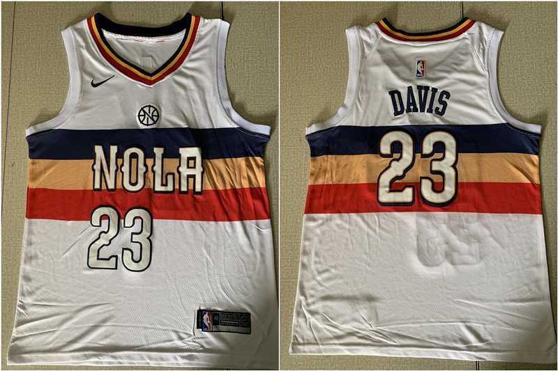 Pelicans 23 Anthony Davis White Earned Edition Nike Swingman Jersey,We sell and wholesale Pelicans 23 Anthony Davis White Earned Edition Nike Swingman Jersey on line form chian!